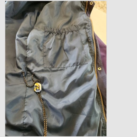 Vtg 90s HELLY HANSEN Windbreaker Mock Neck Zip Snap Jacket - Picture 8 of 14